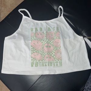 Size 2X crop top. Very cute. New with tags.